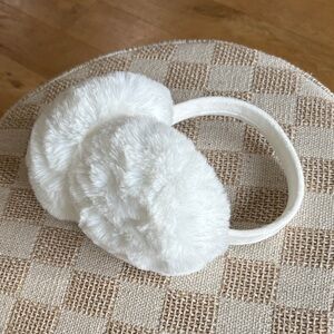 Cozy White Faux Fur Earmuffs